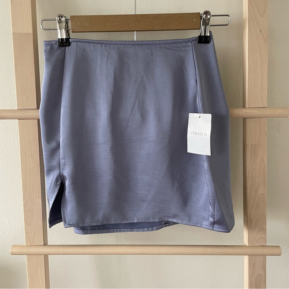 NWT Forever 21 Blue Mini Skirt Size Small